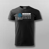 WordPress Funny Coding Quote - Men's Tee for Developers