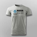 WordPress Funny Coding Quote - Men's Tee for Developers