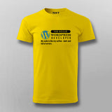 WordPress Funny Coding Quote - Men's Tee for Developers