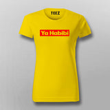 Ya Habibi Chiffon Top Women Tee - Stylish and Trendy Wear by Teez