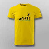 Yellow Half Sleeve T Shirt For Men