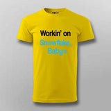 Snowflake, Baby T-Shirt – Cool Nerd Humor for Men