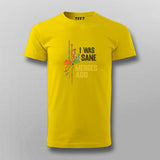 Funny Git Merge T-shirt | I Was Sane A Few Merges Ago