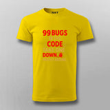 99 Bugs in the Code T-Shirt for Men – Funny Developer Debug