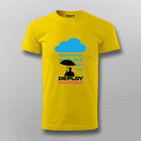 Deploy Happens T-Shirt for Men – Dev Life Edition
