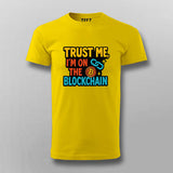 Blockchain Believer T-Shirt For Men – Trust Me, I’m Verified