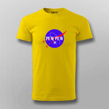 pew pew yellow Half Sleeve T Shirt For Men