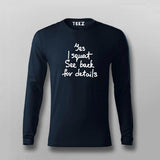 Yes I Squat See Back For Details T-shirt For Men