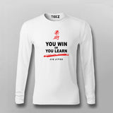 You Win or You Learn Jiu Jitsu T-shirt For Men