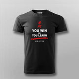 You Win or You Learn Jiu Jitsu T-shirt For Men