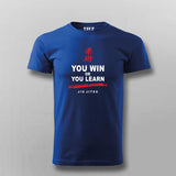 You Win or You Learn Jiu Jitsu T-shirt For Men