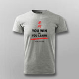 You Win or You Learn Jiu Jitsu T-shirt For Men