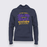 You’re A Fan Attitude Quote Hoodie For Women