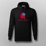 amongusimposterBlackHoodieForMen