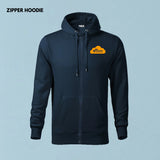 AWS Cotton & Zip Hoodies - Cloud Computing Style