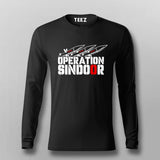 Operation Sindoor T-Shirt For Men – Akash Missile Strike