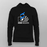 IISER Kolkata Logo Hoodie for Women – Academic Pride Wear