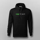 Sage Intacct Logo Accounting Software Graphic Hoodie For Men