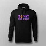 Donut Worry Be Happy Hoodie Men