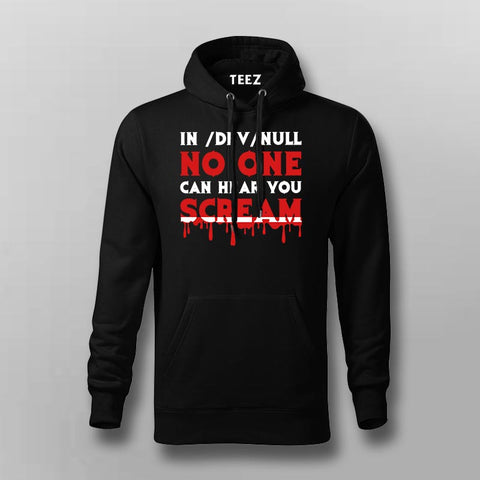 No One Scream Horror Hoodie For Men