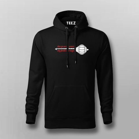 Protector Fearless Quote Hoodie For Men