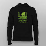 Go Fact Yourself Programmer Mode T-shirt For Women