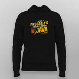Geeky Java Python Hoodie For Women