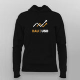XAU Gold Trading T-shirt For Women
