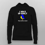 Witty Wormless Bird Hoodie For Women