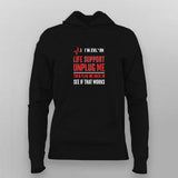 Life Support Women's Hoodie – Savage Tech Reboot