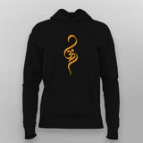 Lord Shiva Om Trishul Sanskrit T-Shirt for Women