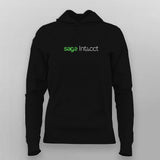 Sage Intacct Logo Accounting Software Graphic T-shirt For Women
