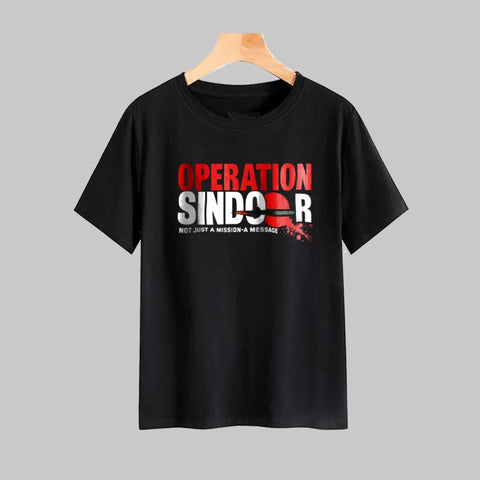 Operation Sindoor – A Message in Fire T-shirt For Men