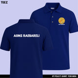AIIMS Raebareli Men's Polo T-Shirt – Official Gold Emblem Edition