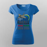 Rafale – No Warning. Just Victory. India 2025 T-Shirt For Women