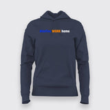 #define WORK Home Women Hoodie - Devs' Perfect Work-Life Balance by Teez