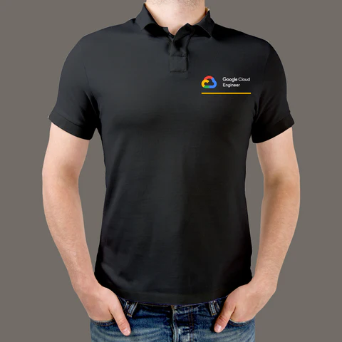 Google Cloud Engineer Polo T-Shirt – Cloud Pro Edition (Prepaid Only)