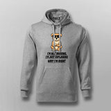 Cool Attitude Dog T-shirt For Men