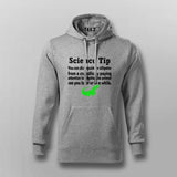 Science Tip Alligator Hoodie For Men - Fun Learning Apparel