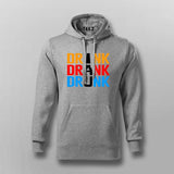 Drink Drank Drunk T-Shirt for Men – Online India Party Tee