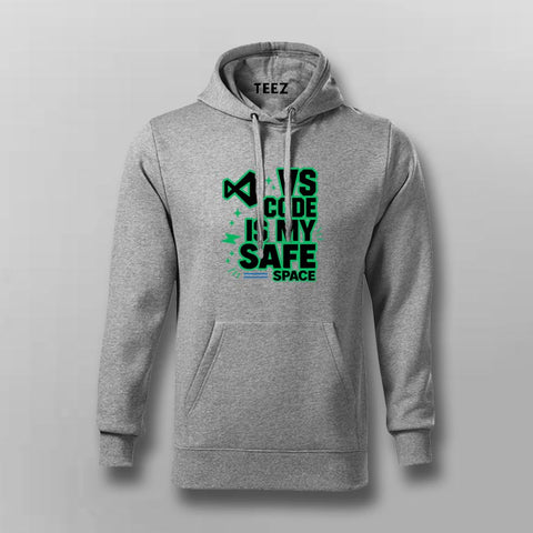 Safe in VS Code Hoodie For Men – The Dev’s Zen Zone