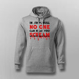 No One Scream Horror Hoodie For Men