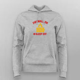 Firewall On Sleep Off T-Shirt for Women – Sysadmin Life Humor