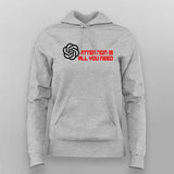 Attention Is All You Need Hoodie for Women