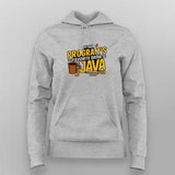 Geeky Java Python Hoodie For Women