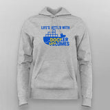 Docker Volumes DevOps Life – Hoodie for Women