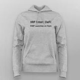 XRP Enters DeFi Crypto Hoodie For Women
