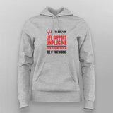 Life Support Women's Hoodie – Savage Tech Reboot