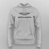 Aston Martin Women’s Hoodie – Sleek Green F1 Style