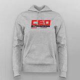 CEO in Progress – Future Boss Loading Hoodie For Women